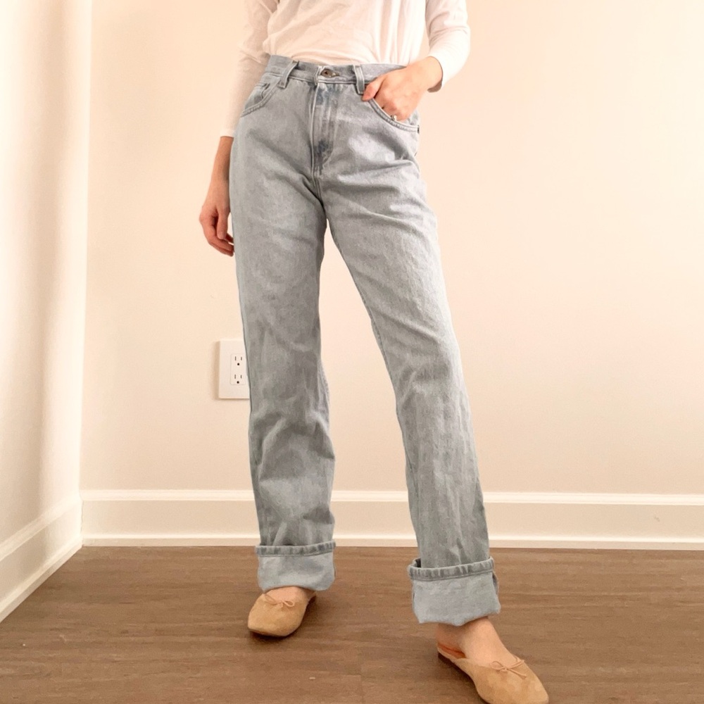 Vintage Route 66 Women's Light Blue Straight Leg Jeans